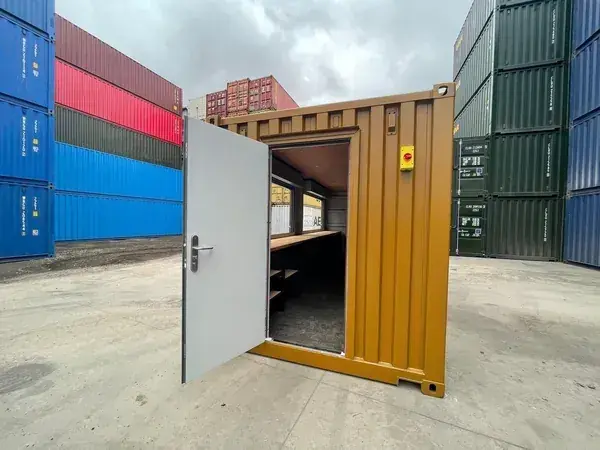 20ft Container Bar with Walk-In Cooler & Serving Awnings - product image 2