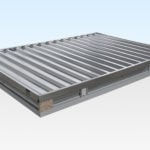 3m x 2.1m Galvanized Flat-Pack Storage Container - product image 2