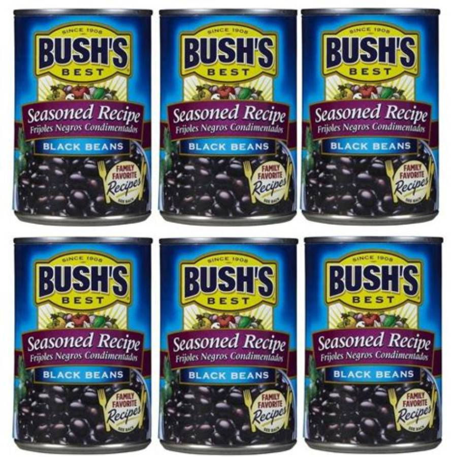 Bush's Best Black Beans 15 oz front retail package