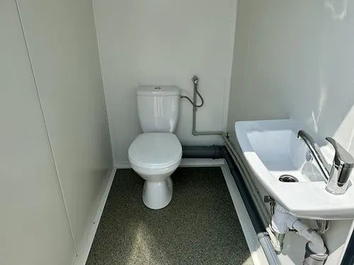 Thumbnail: Triple-Cabin Sanitary Container – WC, Urinal & Shower - image 5
