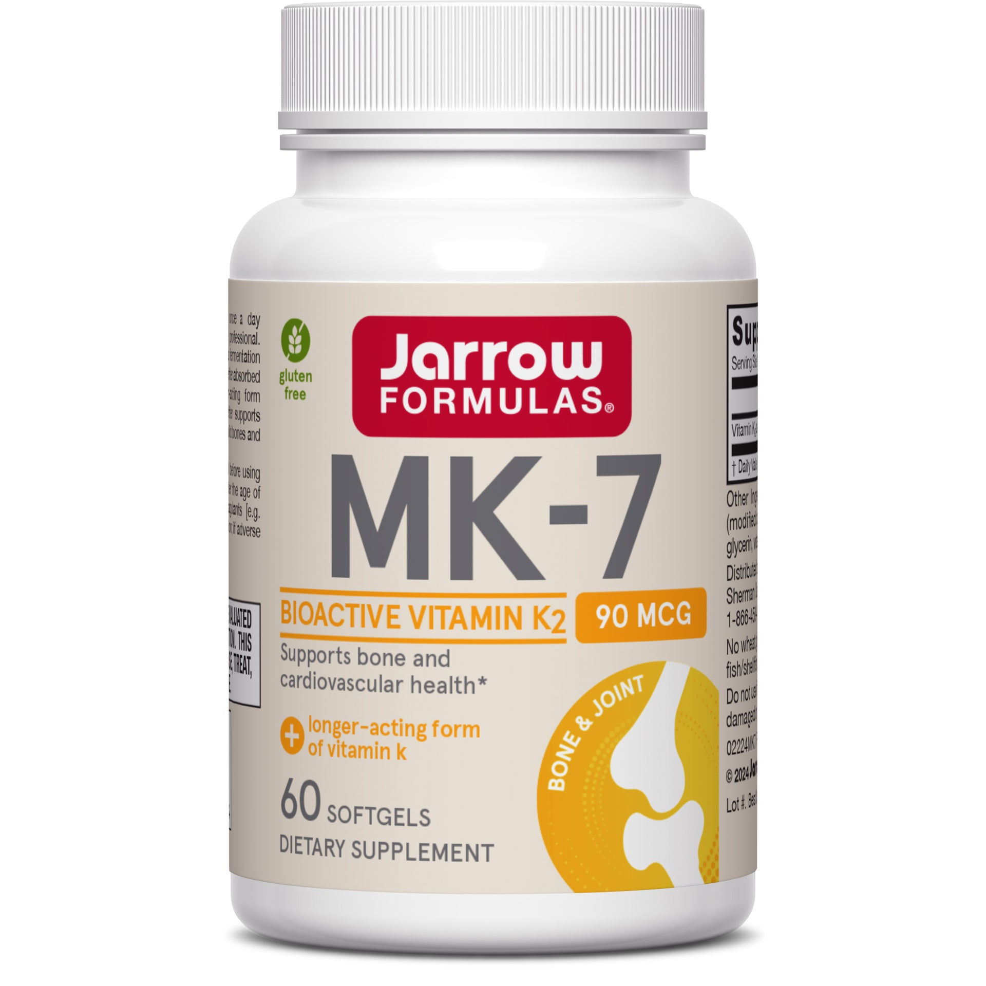 MK-7 Vitamin K2 90 mcg - Jarrow Formulas - verified product image 1