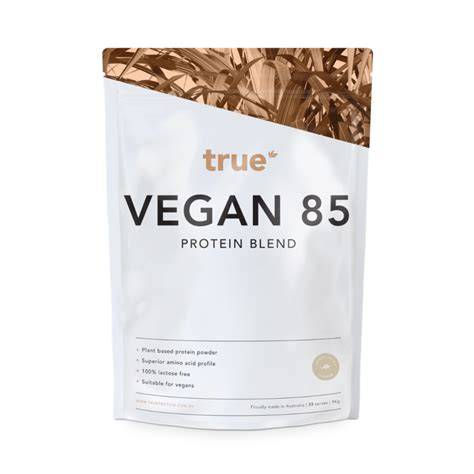 True Protein Vegan 85 Chocolate 1 kg front view