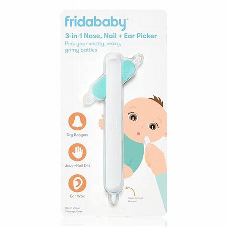 Frida Baby 3-in-1 Nose Nail + Ear Picker 1 count front retail package