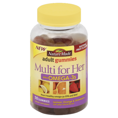 Nature Made Multivitamin + Omega-3 For Her Gummies - front product view
