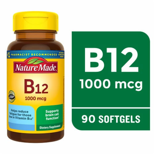 Nature Made Vitamin B12 1000 mcg Softgels - 90 Count - product image 1