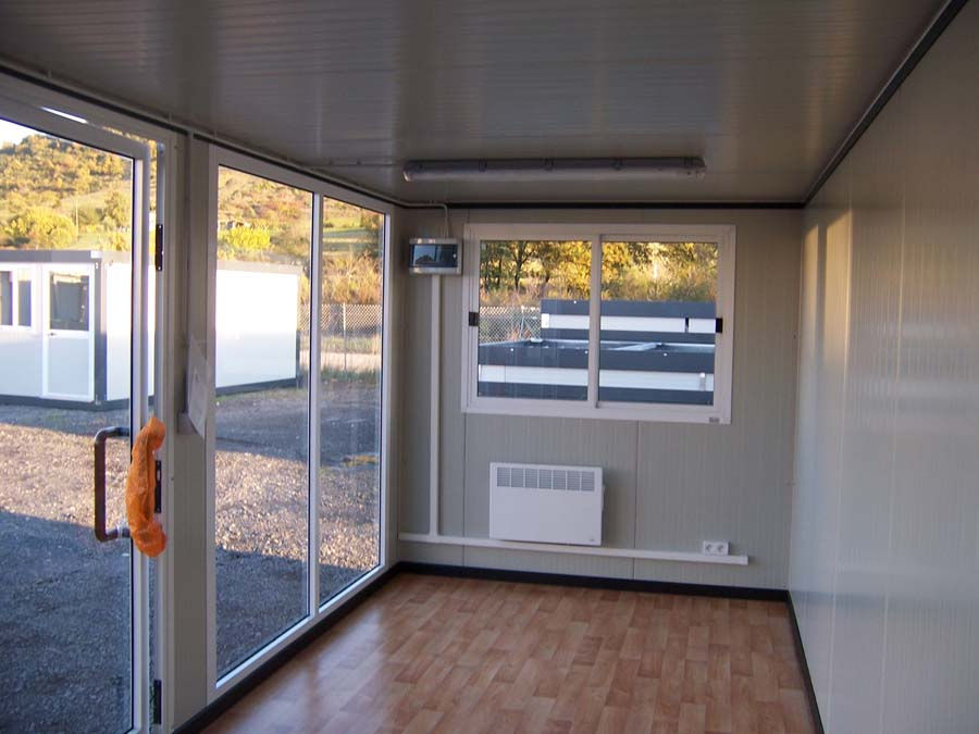 Thumbnail: 6.09m Glazed Sales Office Container with Roller Shutters – view 7