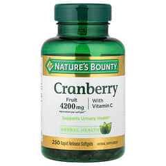 Nature's Bounty Cranberry with Vitamin C Softgels - 250 Count - verified product image 1