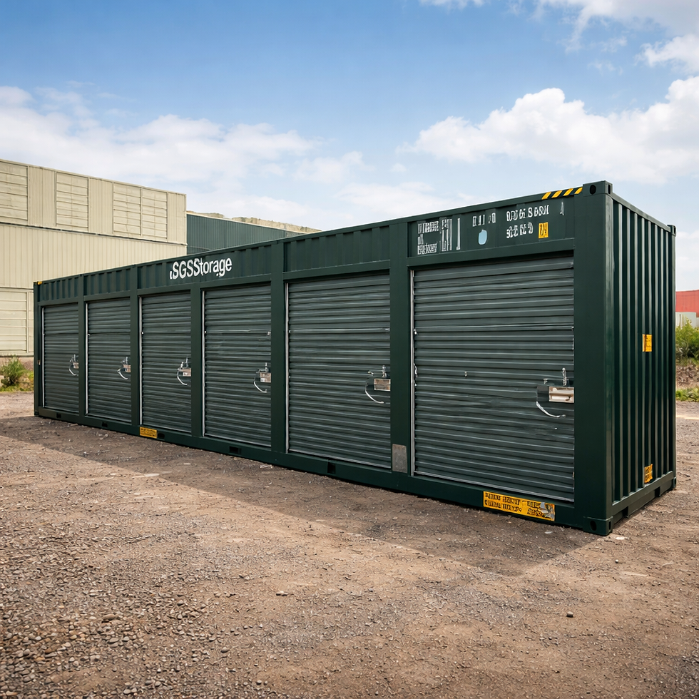 40ft High Cube Multi-Store 7-Bay Self-Storage Unit - product image 1