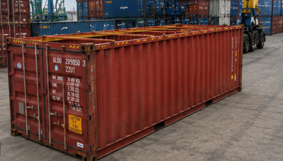 Thumbnail: Used 20ft Open Top Shipping Container