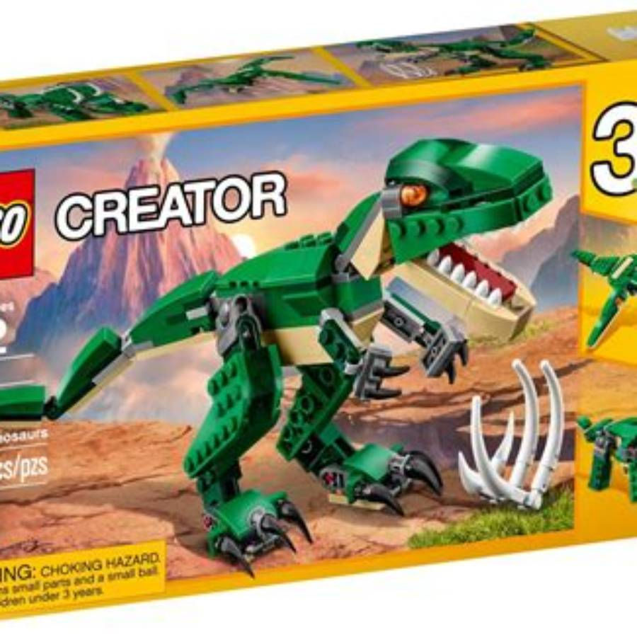 LEGO Creator 3in1 Mighty Dinosaurs 31058 174 pieces front retail package