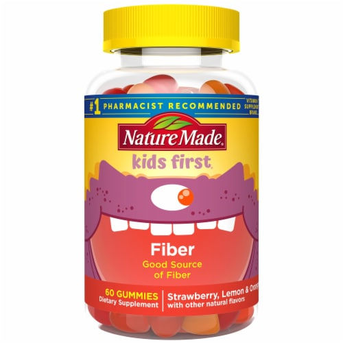 Nature Made Kids First Fiber Gummies - 60 Count - front packaging view