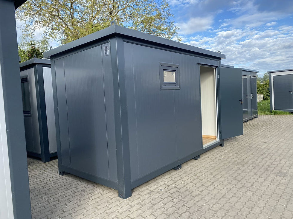 Thumbnail: 4m × 2m Accessible Twin Toilet Cabin with Ramp – view 3