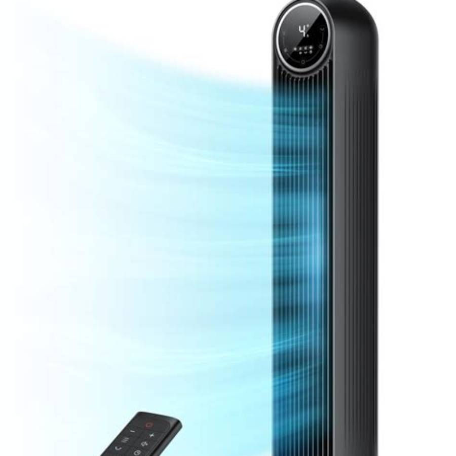 Dreo Nomad One Tower Fan front retail package