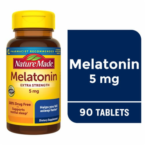Nature Made Melatonin 5 mg Tablets - 90 Count - product image 1