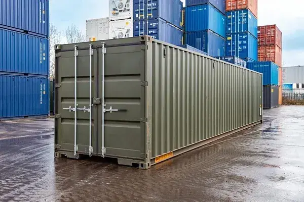 40ft Tunnel Container Mobile Workshop with Shelving - product image 2
