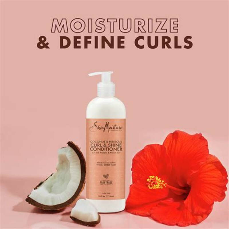 SheaMoisture Coconut & Hibiscus Curl & Shine Conditioner 13 oz product image 1