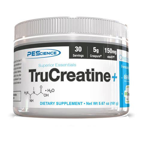 TruCreatine Unflavored 60 Servings front view