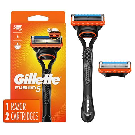 Thumbnail: Fusion5 Razor with 2 Blade Refills detail view