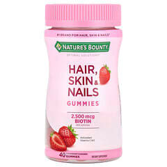 Nature's Bounty Hair Skin & Nails Gummies Strawberry - 40 Count - verified product image 1