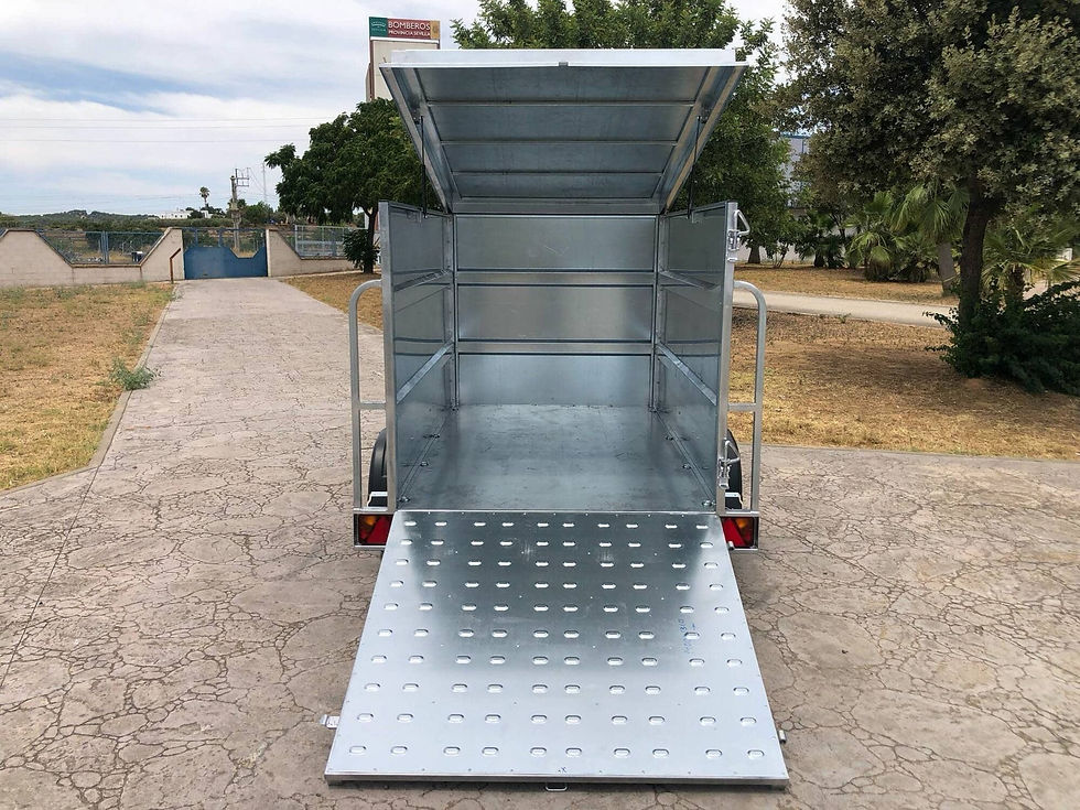 Galvanised Twin-Axle Enclosed Box Trailer - image 2