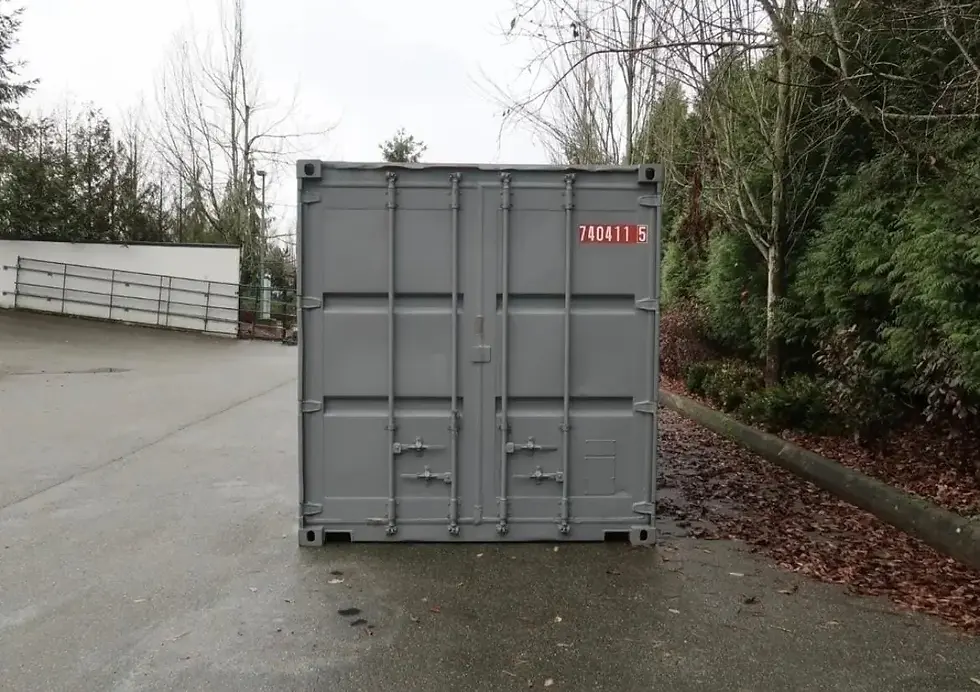 Thumbnail: Used 20ft Grey Storage Container - Unit 013, photograph 5