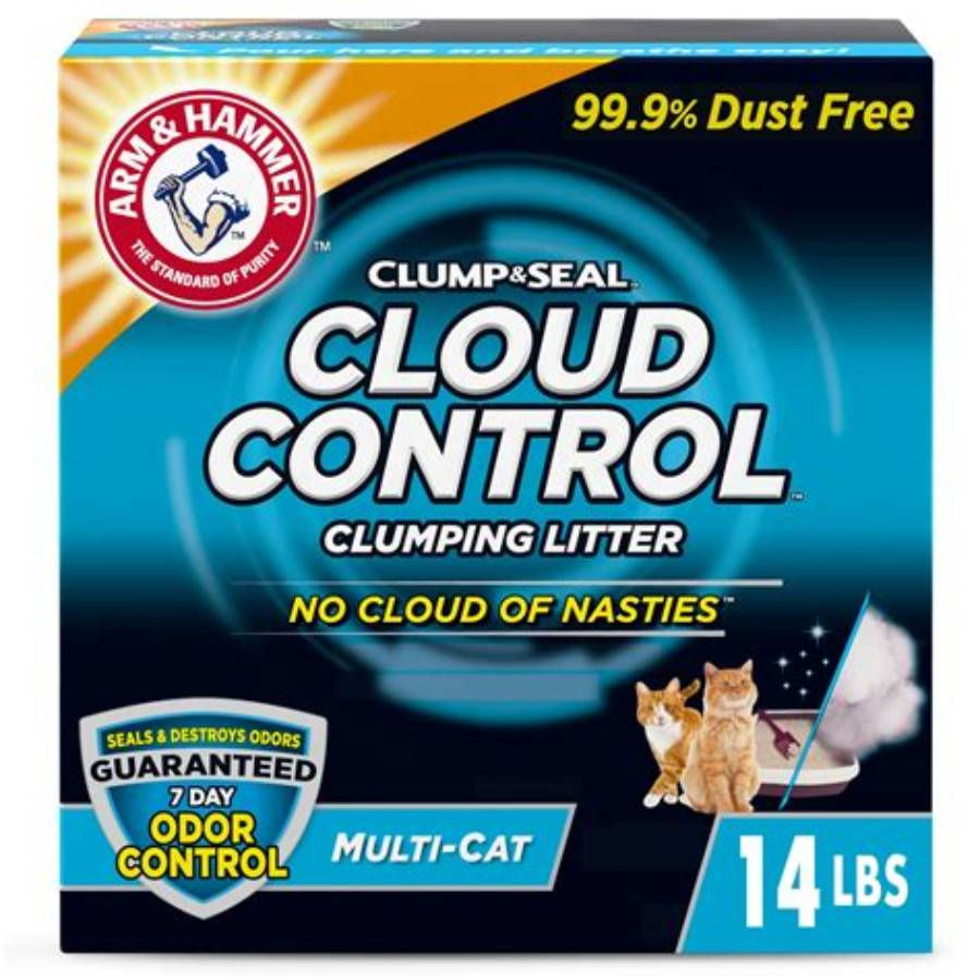 Arm & Hammer Cloud Control Platinum Cat Litter 14 lb front retail package