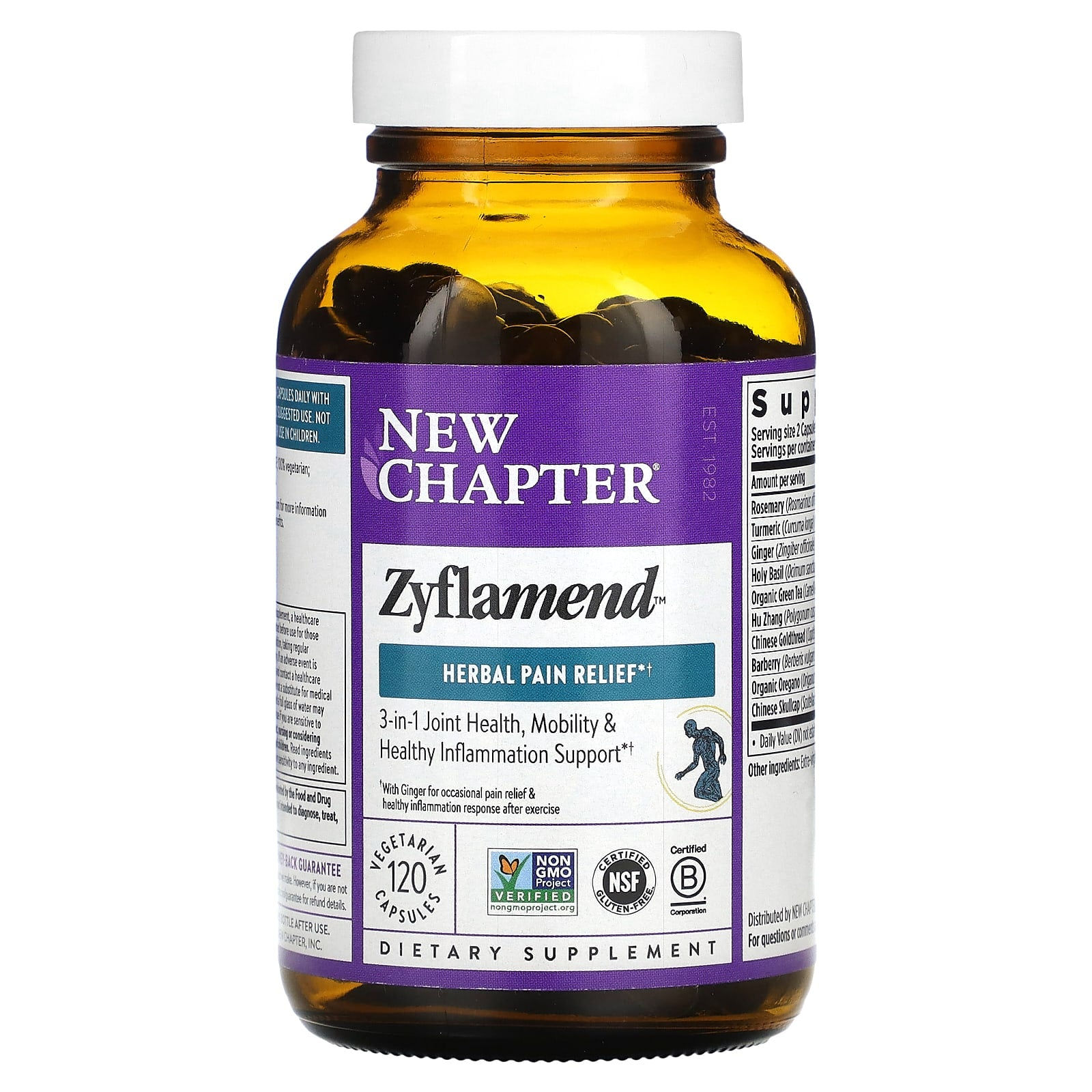 Zyflamend Whole Body - 120 Vegetarian Capsules - product image 3