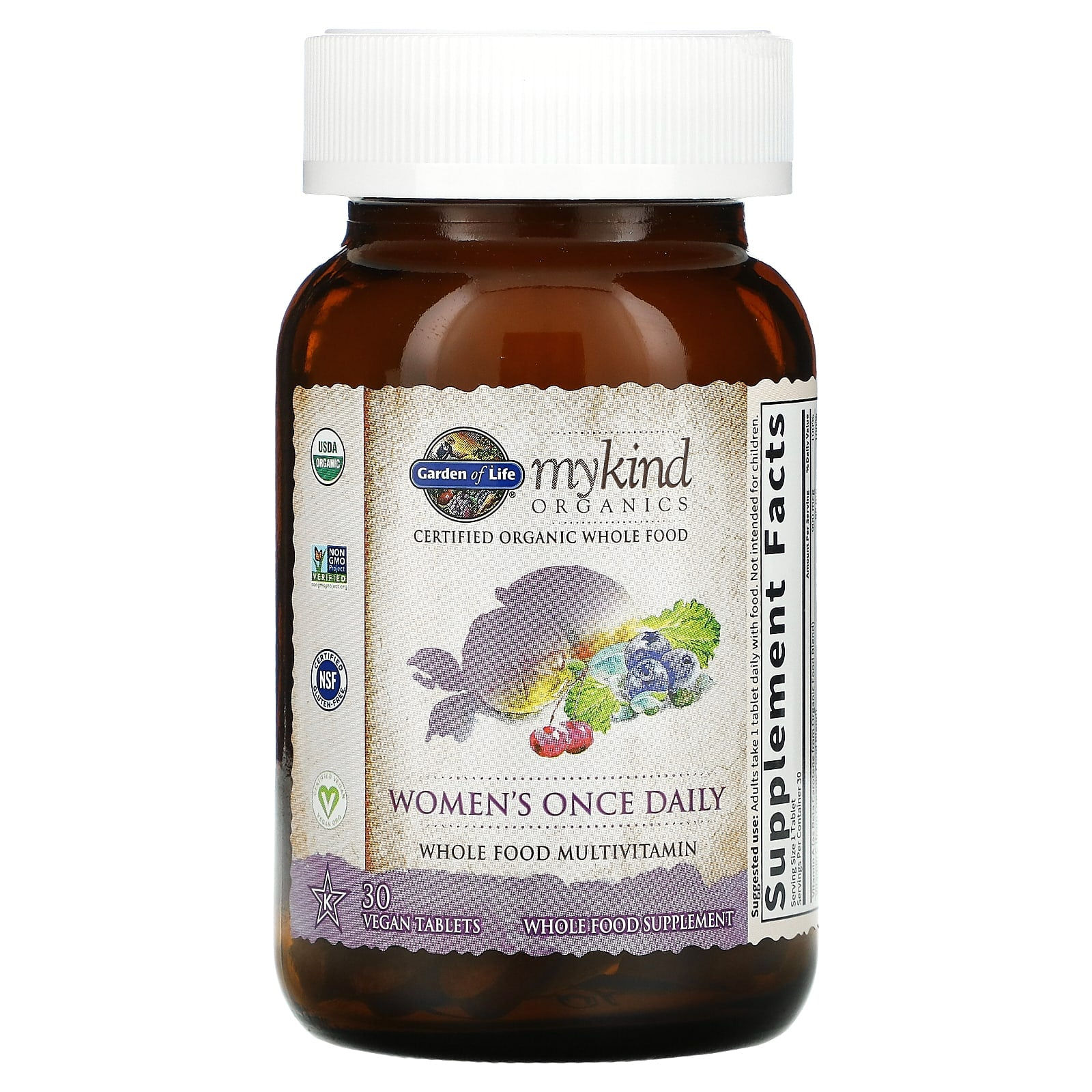 KIND Organics Women One-A-Day - 30 Tablets - Garden of Life - product image 3