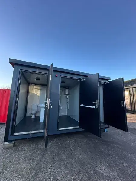 Triple-Compartment Container Toilet Block - product image 1