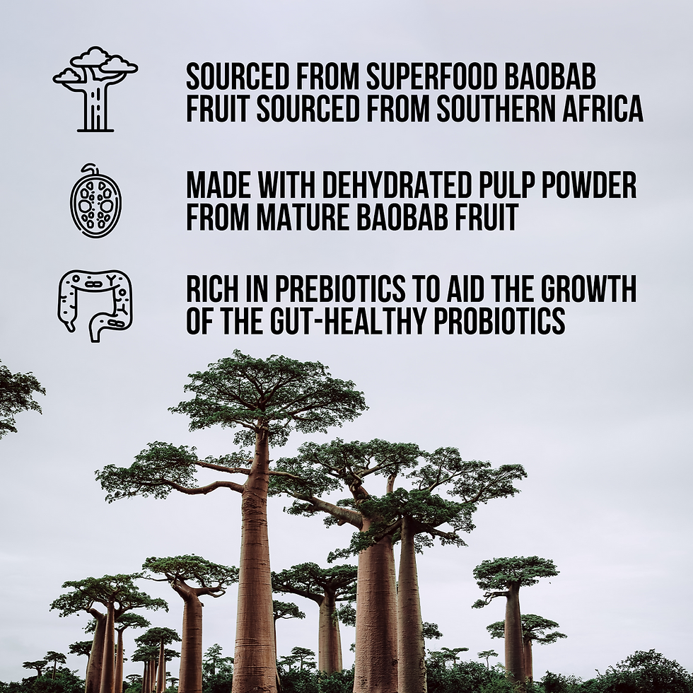 Organic Naked Fiber - Baobab Powder - 30 Servings - Naked Nutrition - verified exact product image 2