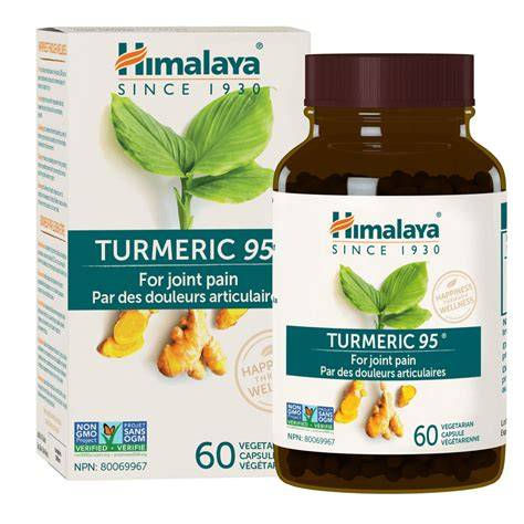 Himalaya Organic Turmeric - 60 Caplets front view
