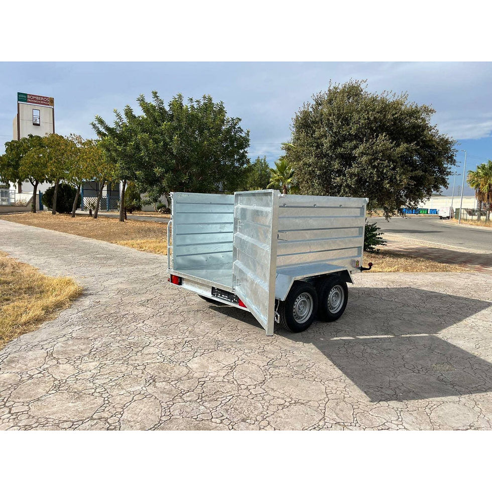 Twin-Axle Open Box Hydraulic Tipping Trailer - image 2