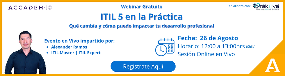 Webinar Gratito ITIL 5