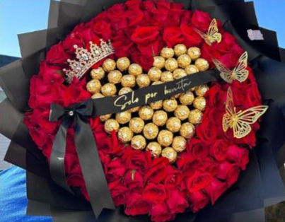 Buchon Rosas y ferrero