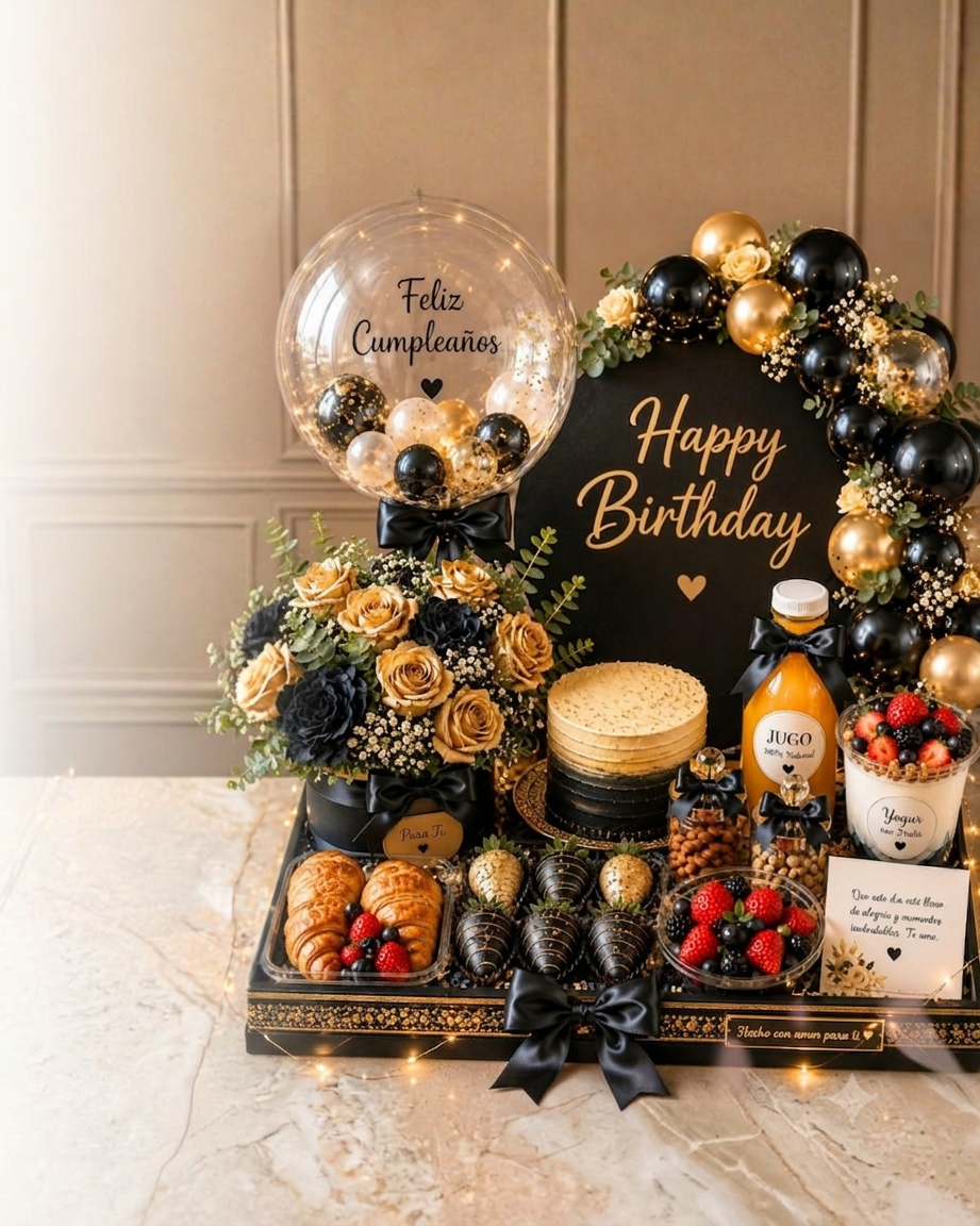 Thumbnail: Desayuno Luxury Happy Birthday