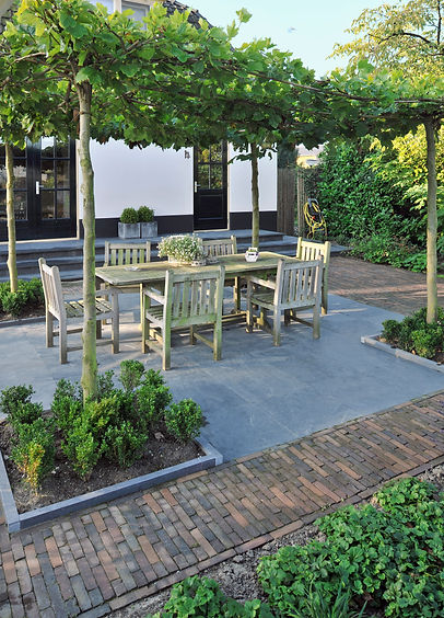 Woning Sierbestrating keramische tegels