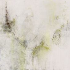 Berneray, acrylic, sand on board by Susie Monnington