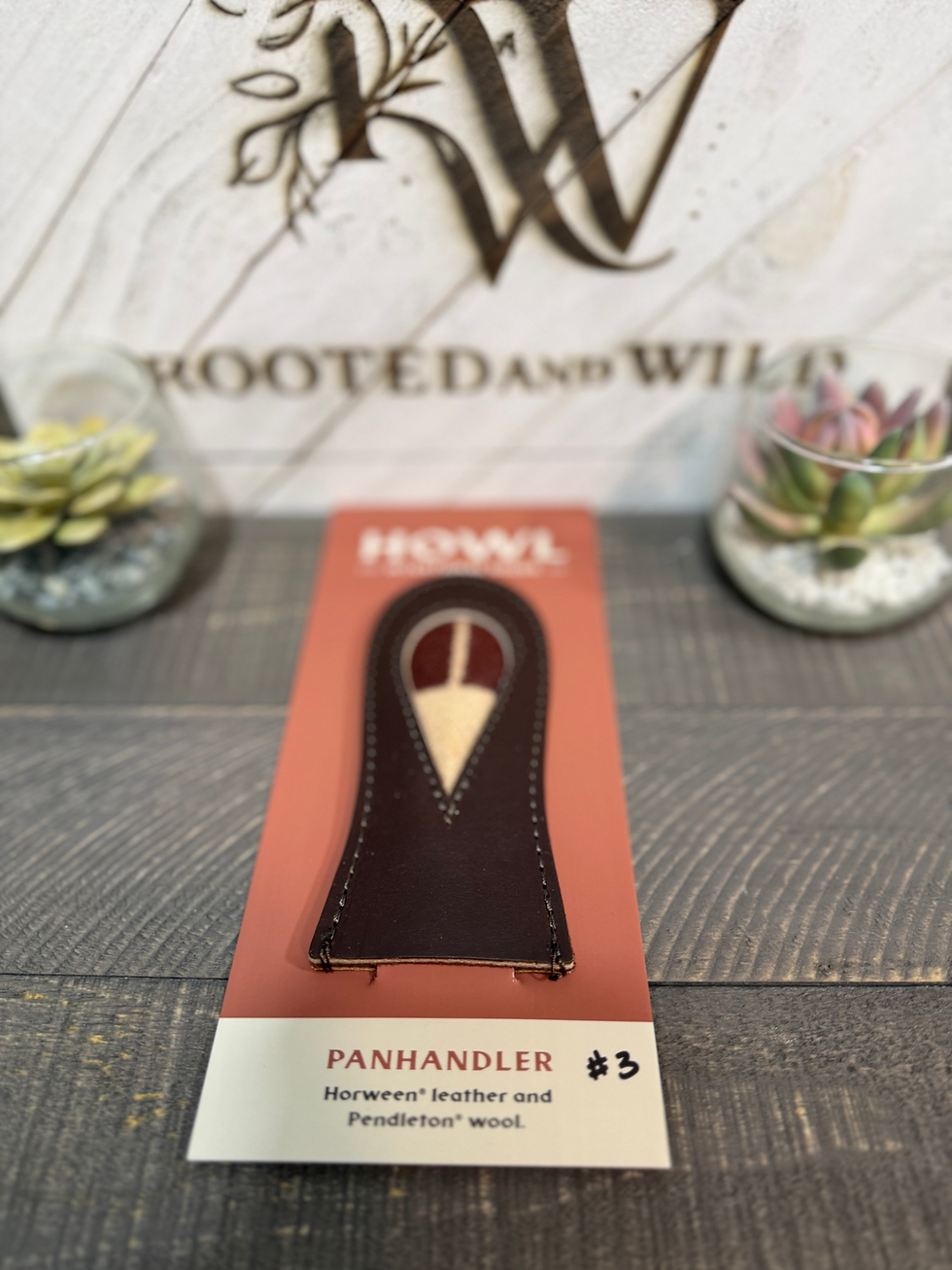 Thumbnail: HOWL - Cast Iron Leather handle covers