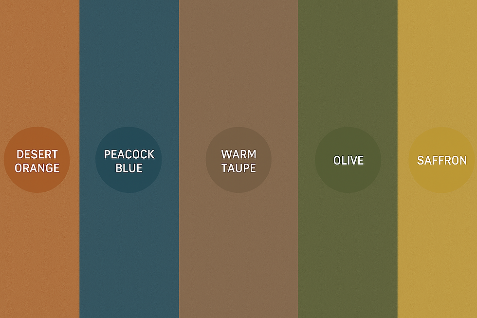 Les couleurs les plus tendance en 2025