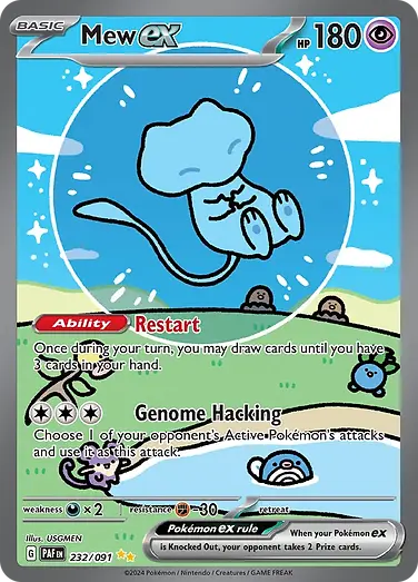 Bubble Mew Card