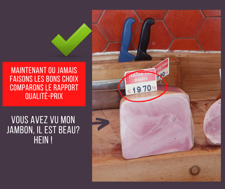 La vie coûte trop cher ... dites-vous! - Comparaison N°2