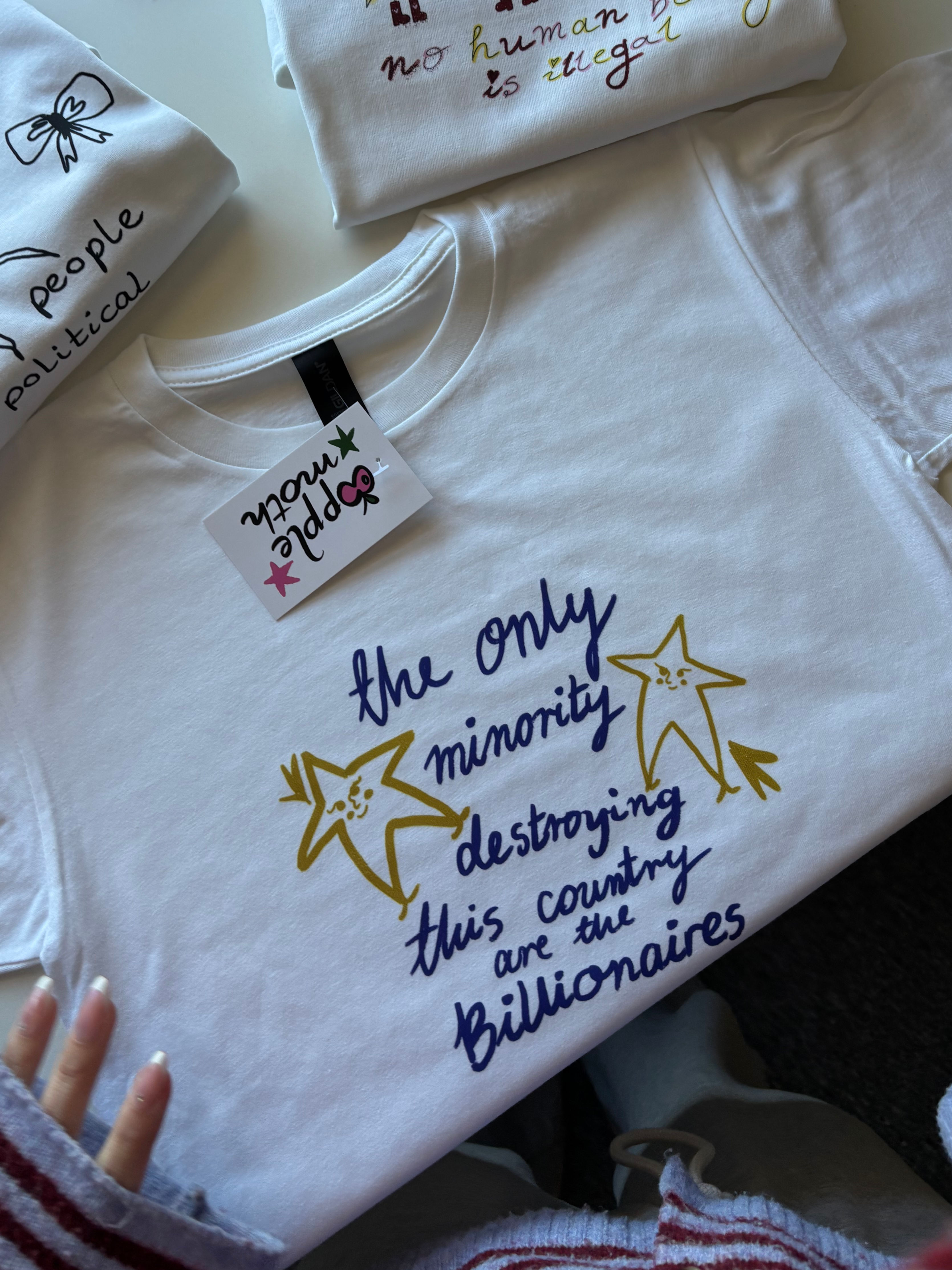 the only minority... tee