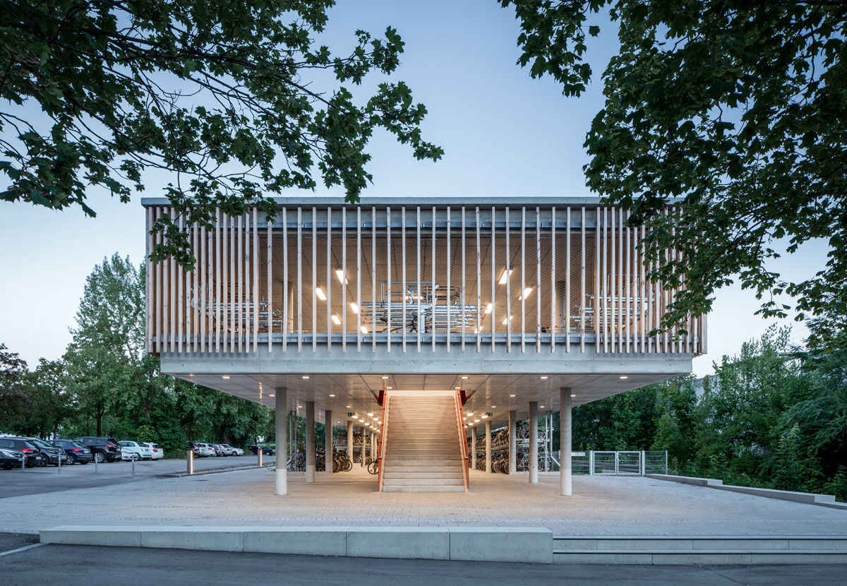 Fahrradparkhaus Dachau pmp Architekten | Anton Meyer | Matthias Wunderlich