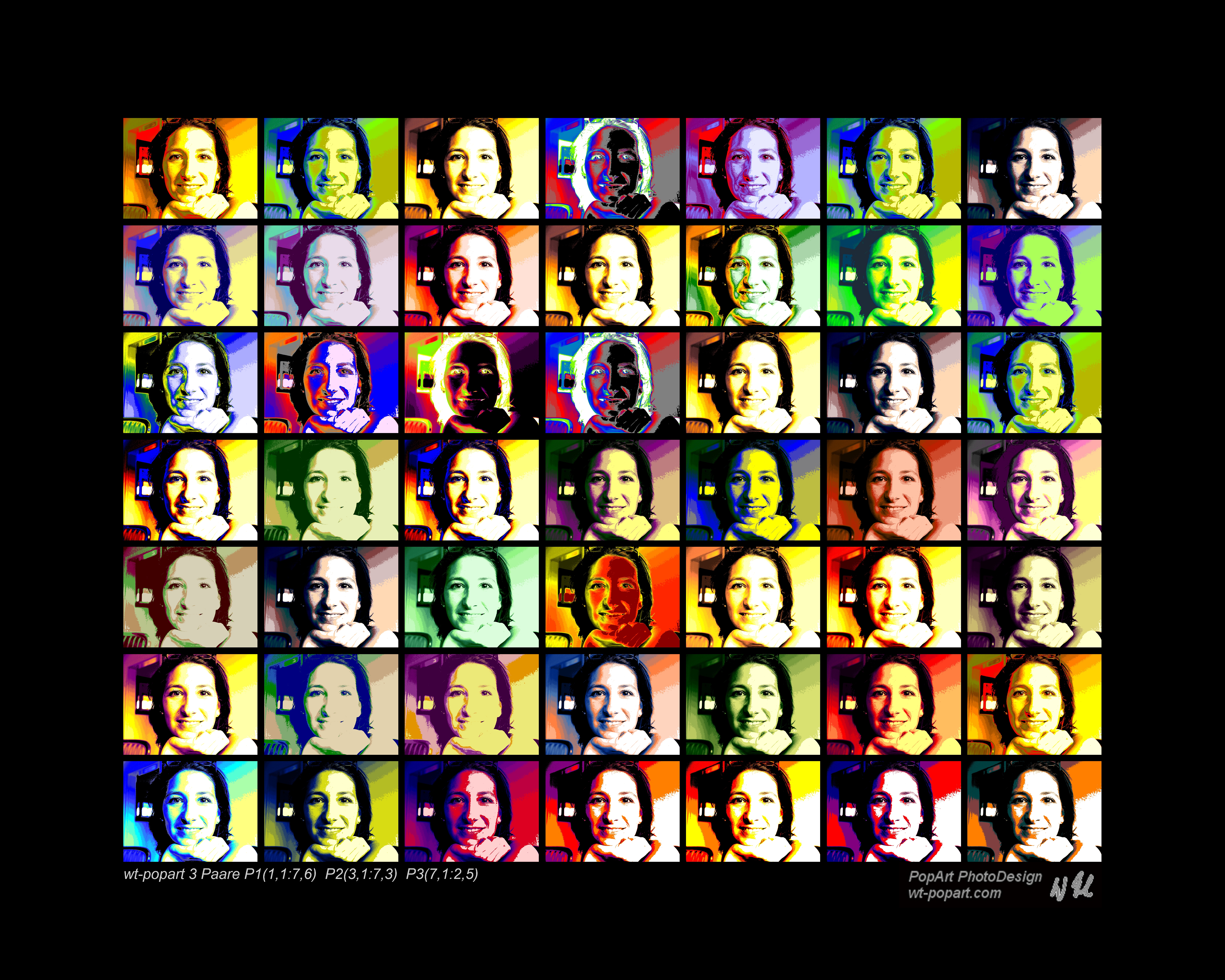 Pop Art Foto als Kunstwerk