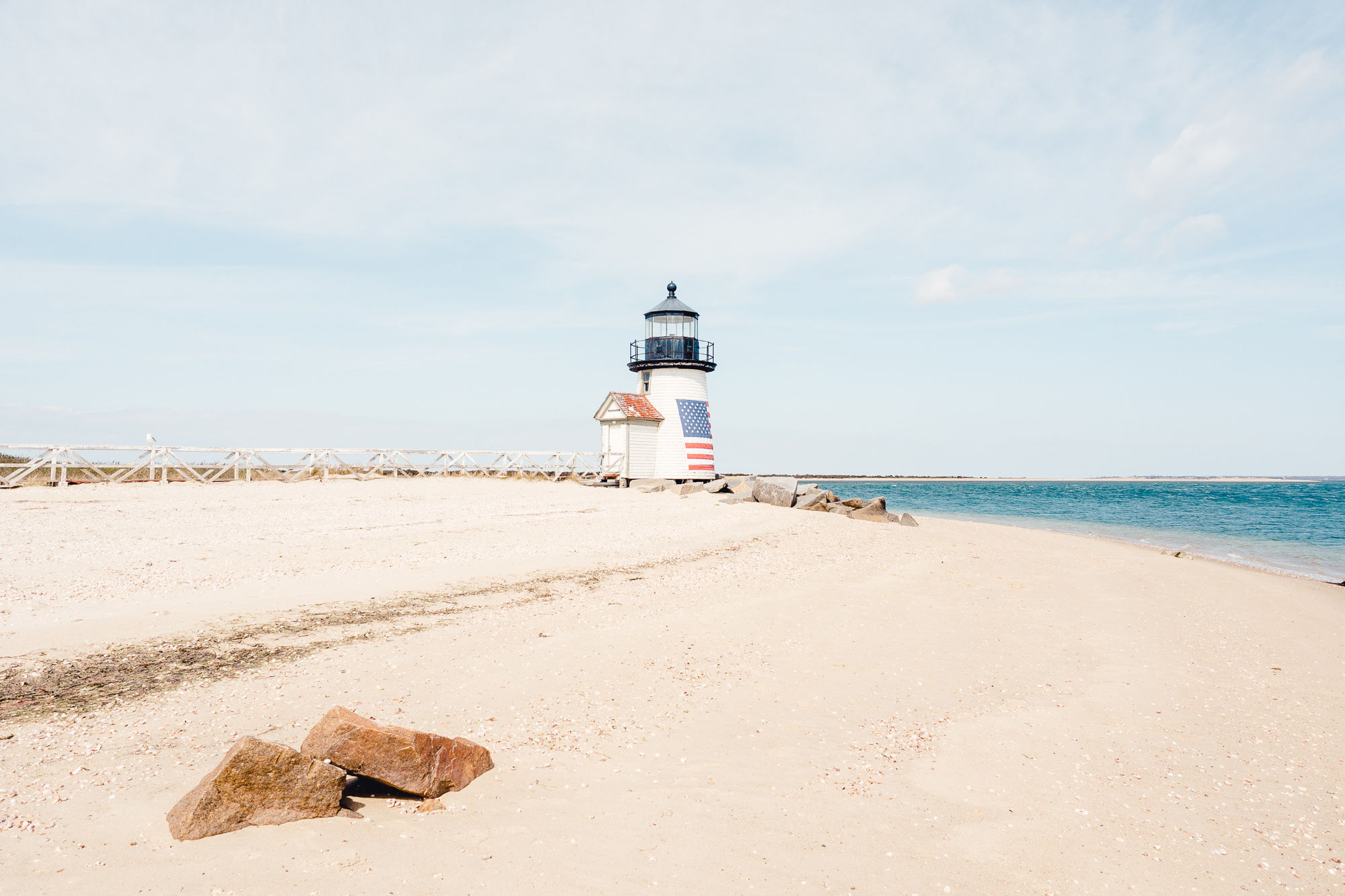 Brant Point Lighthouse Low Tide