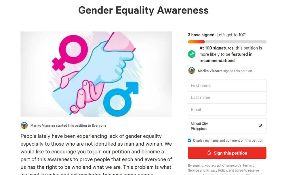 Gender Equality Awareness