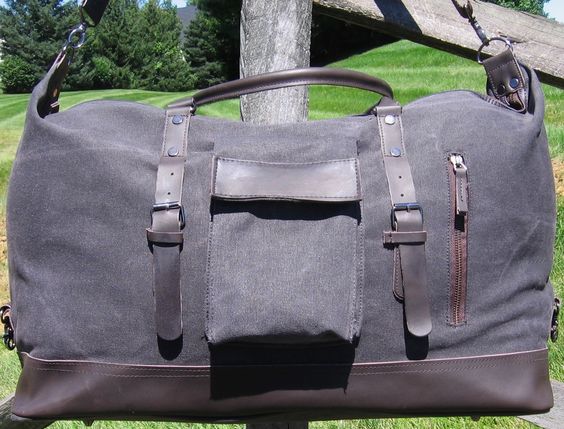 Duffle bags Travel bags for men women Leather Duffle bag by Potenza | Single Post