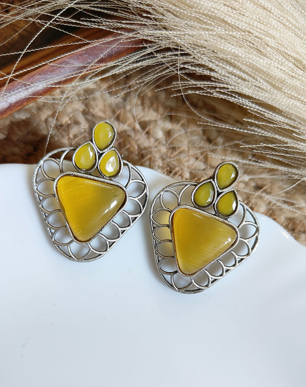 Thumbnail: Triangle Earring Studs