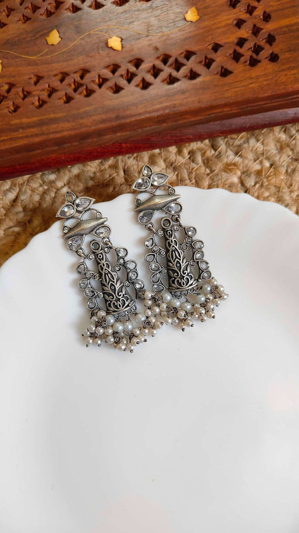 Thumbnail: Temple Hanging Earrings 