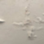 Bubbled and peeling wall paint due to water intrusion.